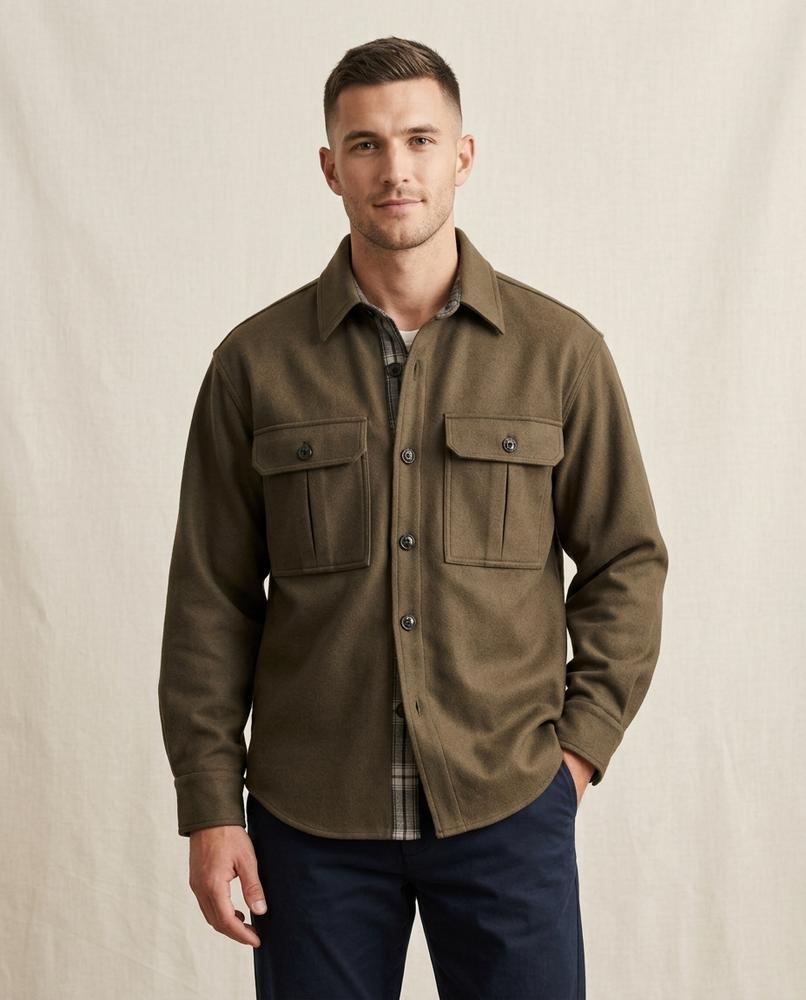 Lands Fashion - Ridan | Heavyweight Relaxed Fit Shirt Men