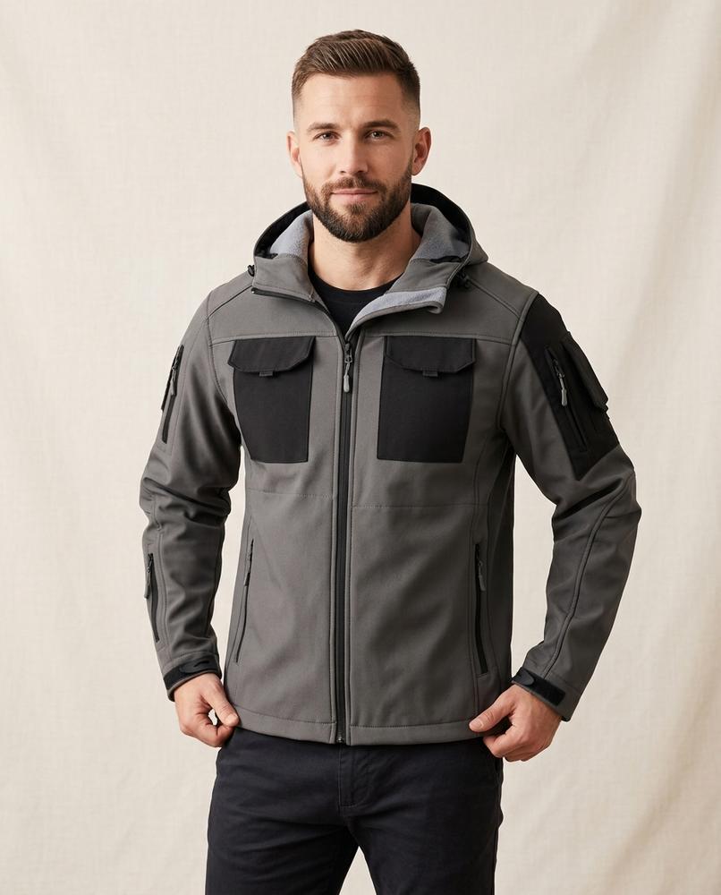 Lands Fashion - Yotor | Hooded Softshell Jacket Men
