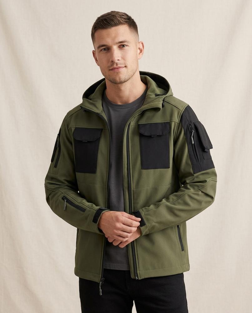 Lands Fashion - Yotor | Hooded Softshell Jacket Men