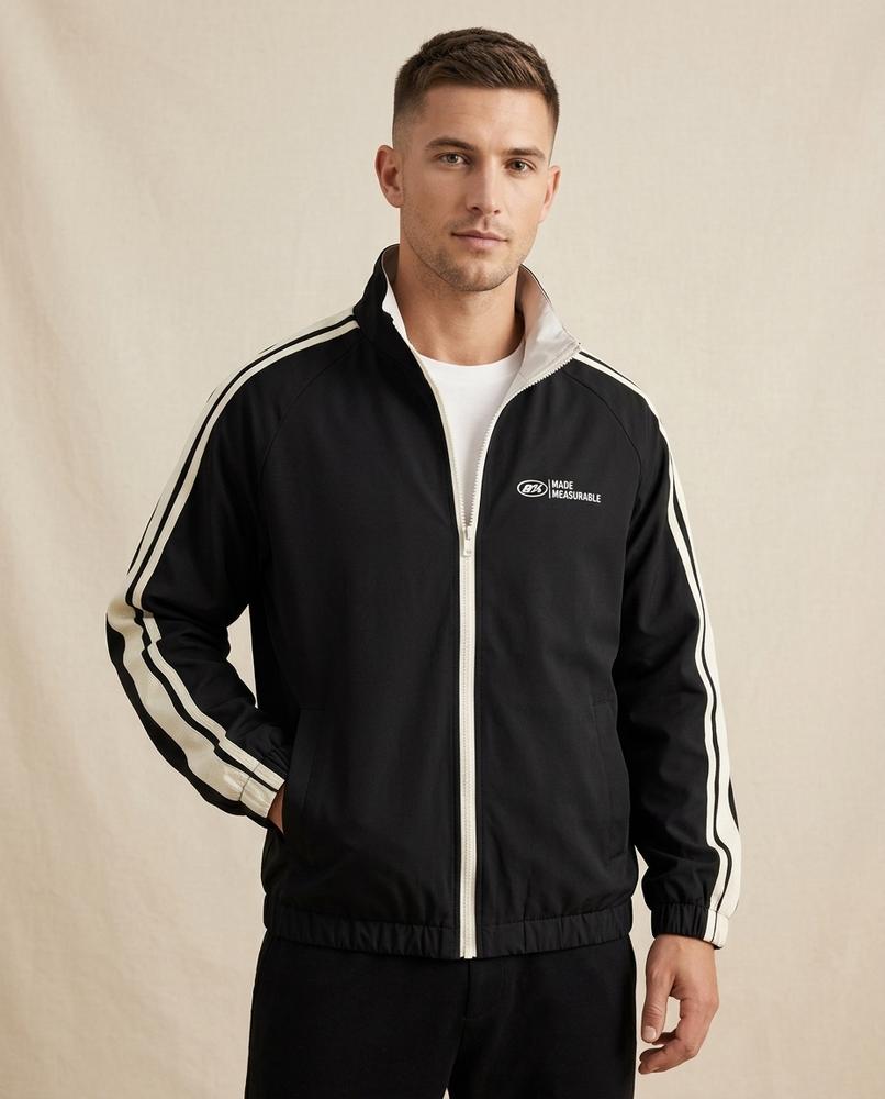 Lands Fashion - Dasan | Striped Zip-Up Jacket Men