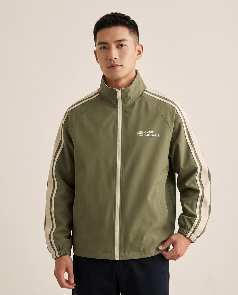 Lands Fashion - Dasan | Striped Zip-Up Jacket Men