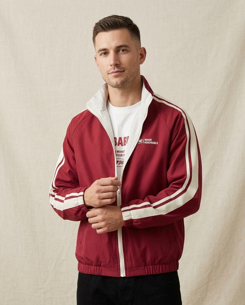 Lands Fashion - Dasan | Striped Zip-Up Jacket Men