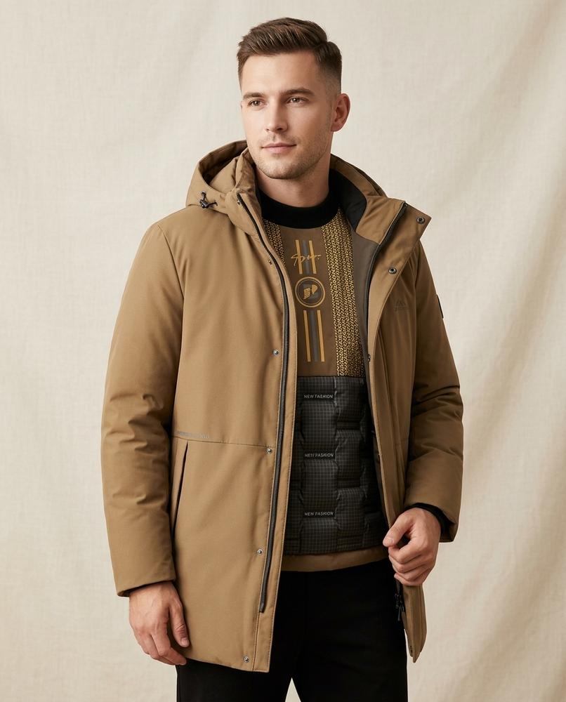 Lands Fashion - Nilan | Hooded Padded Jacket Men