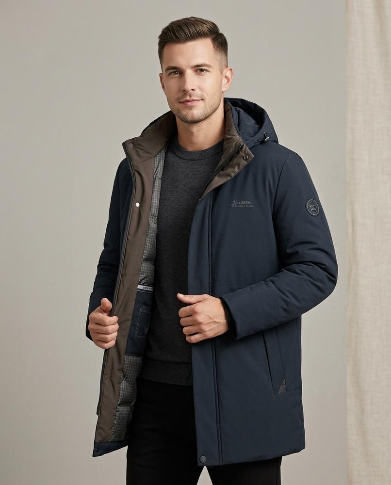 Lands Fashion - Nilan | Hooded Padded Jacket Men