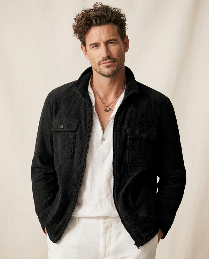Lands Fashion - Romir | Corduroy Zip-Up Jacket Men