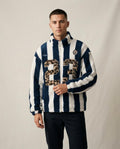 Lands Fashion - Nihal | Striped Fleece Jacket Men