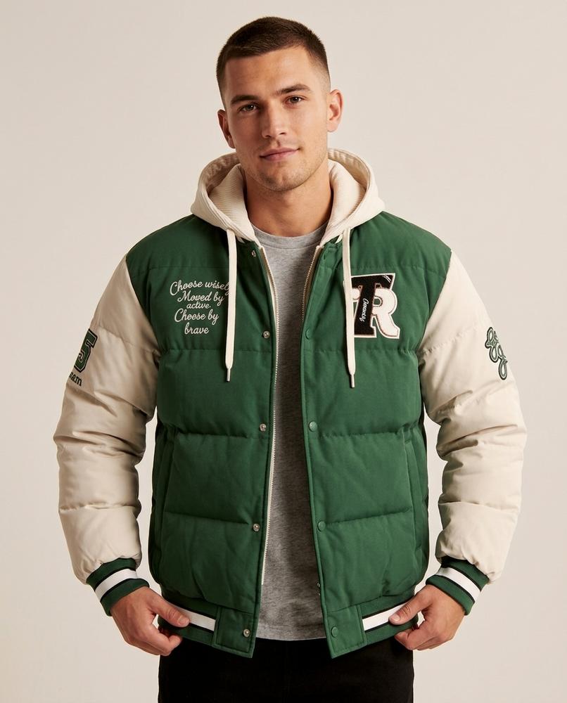 Lands Fashion - Codar | Padded Embroidered Jacket Men
