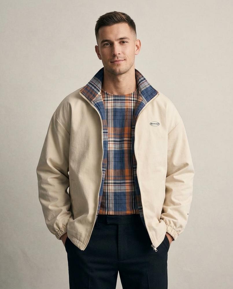 Lands Fashion - Masan | Reversible Zip-Up Jacket Unisex