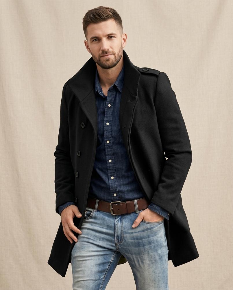 Lands Fashion - Savan | Double-Breasted Tailored Coat Men