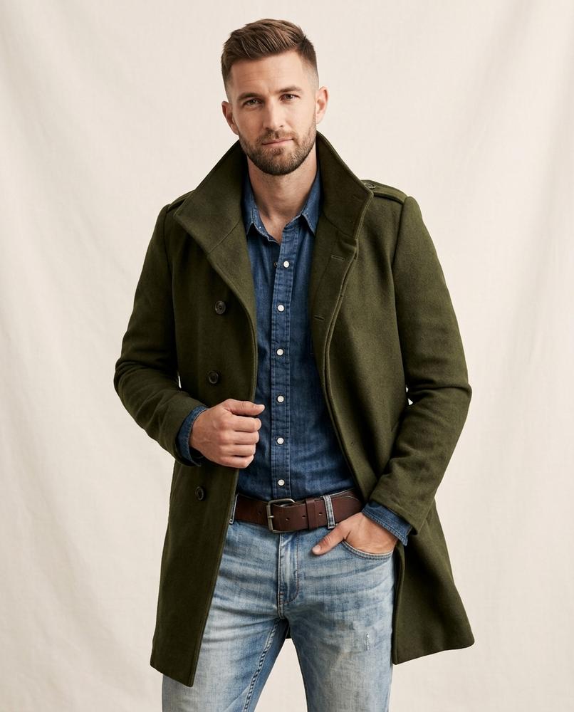 Lands Fashion - Savan | Double-Breasted Tailored Coat Men