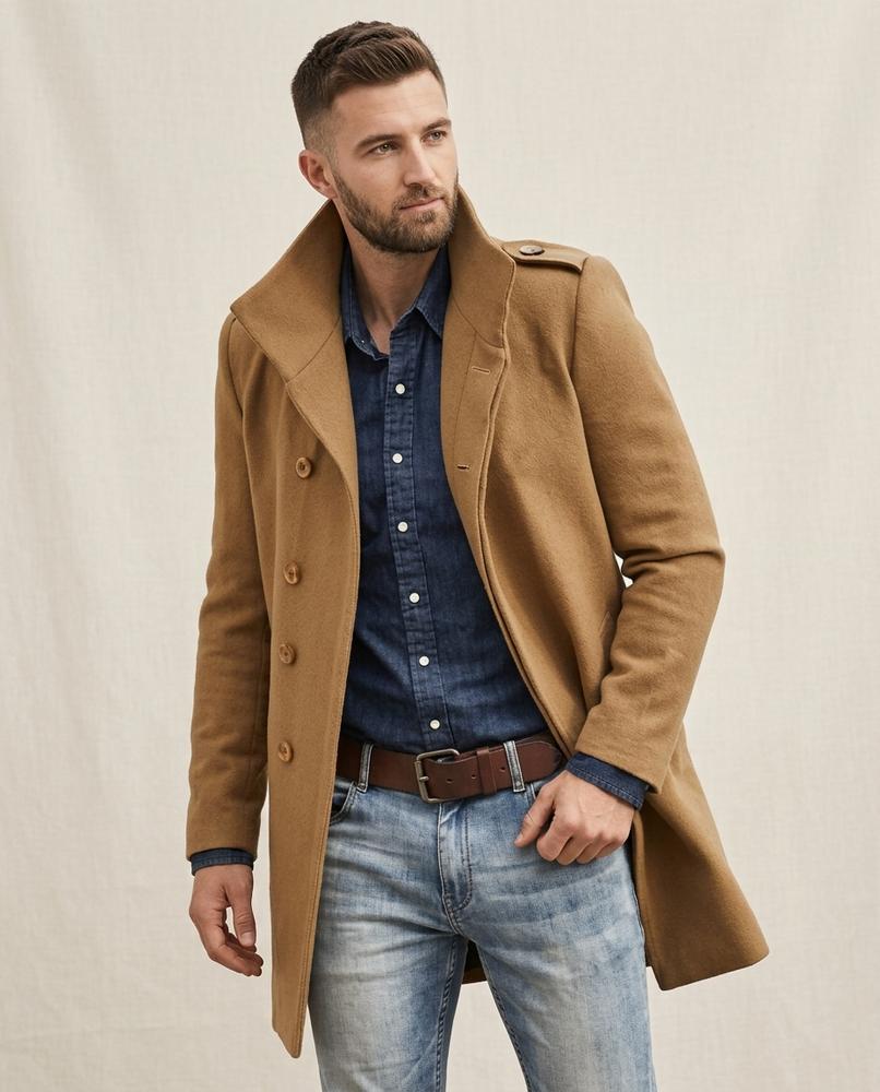 Lands Fashion - Savan | Double-Breasted Tailored Coat Men