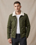 Lands Fashion - Noran | Sherpa Collar Quilted Jacket Men