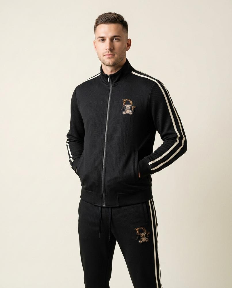 Lands Fashion - Debus | Striped Embroidered Suit Men