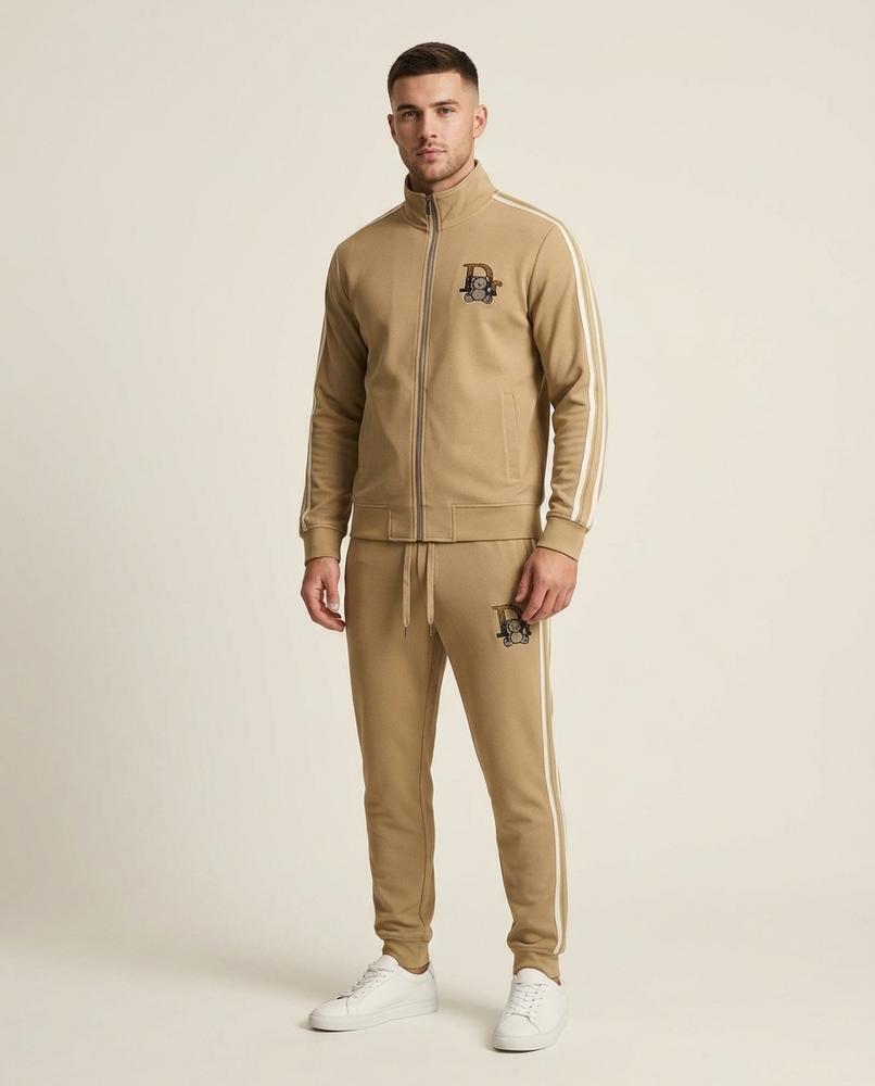 Lands Fashion - Debus | Striped Embroidered Suit Men