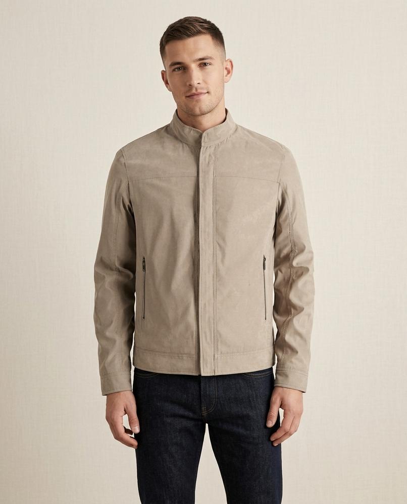 Lands Fashion - Lomor | Zip-Up Stand-Collar Jacket Men