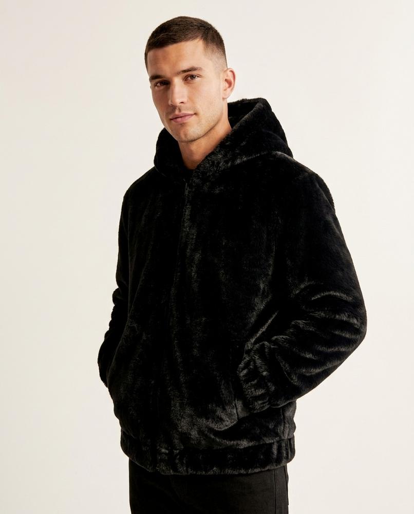 Lands Fashion - Lalin | Faux-Fur Hooded Jacket Men