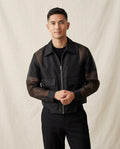 Lands Fashion - Lomon | Sheer Zip-Up Jacket Unisex