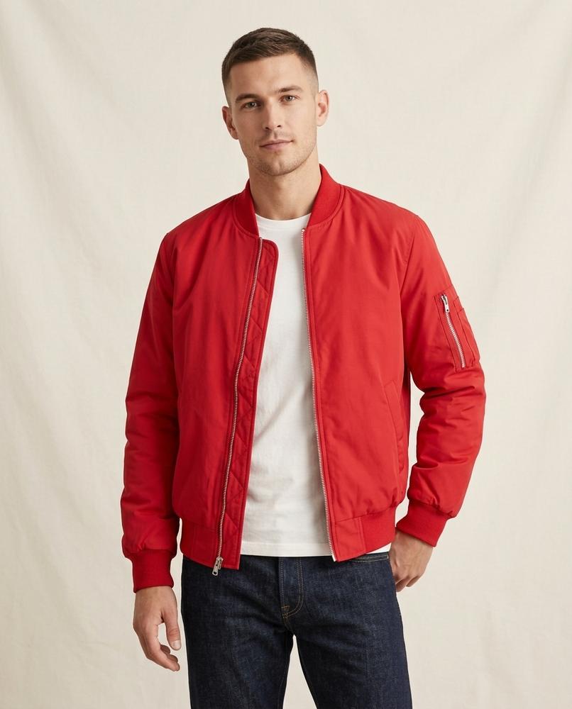 Lands Fashion - Timin | Lined Zippered Jacket Men