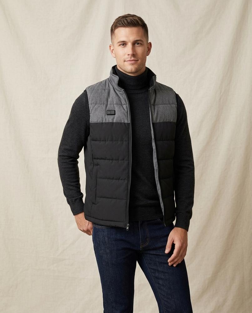 Lands Fashion - Arvan | Heated Padded Vest Men