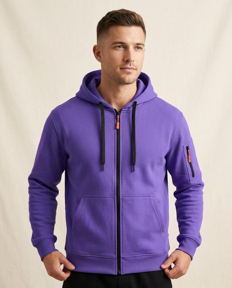 Lands Fashion - Sesil | Zip-Up Lined Hoodie Men