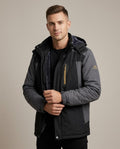 Lands Fashion - Lydar | Fleece-Lined Two-Tone Jacket Men
