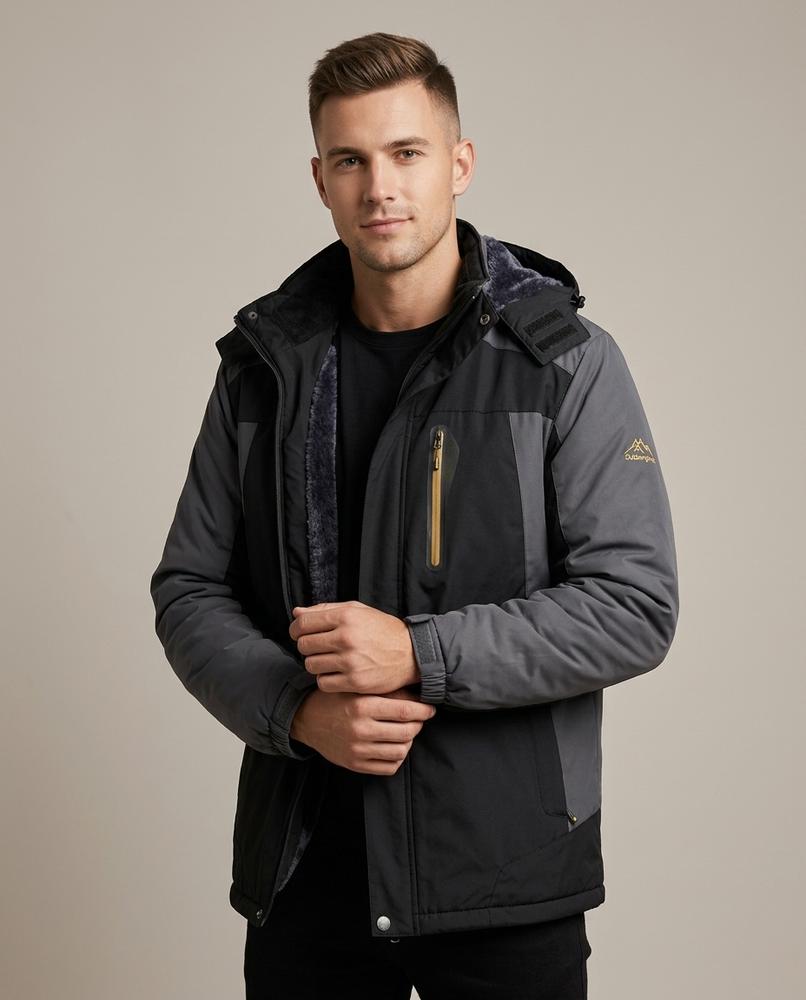 Lands Fashion - Lydar | Fleece-Lined Two-Tone Jacket Men