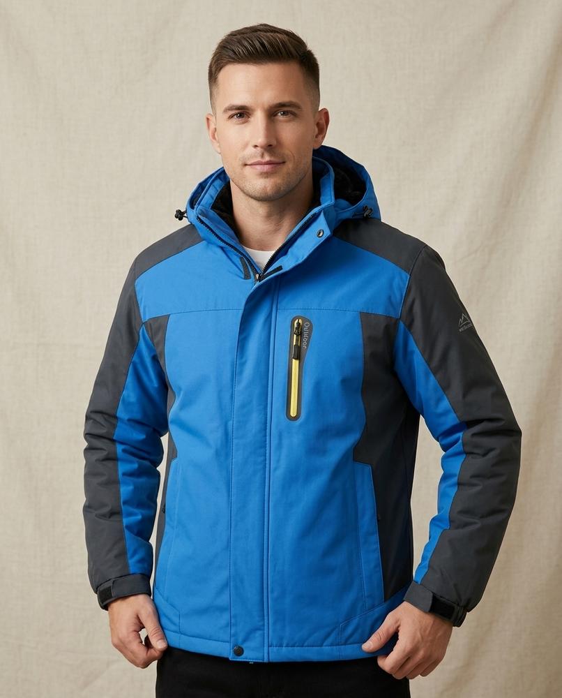 Lands Fashion - Lydar | Fleece-Lined Two-Tone Jacket Men