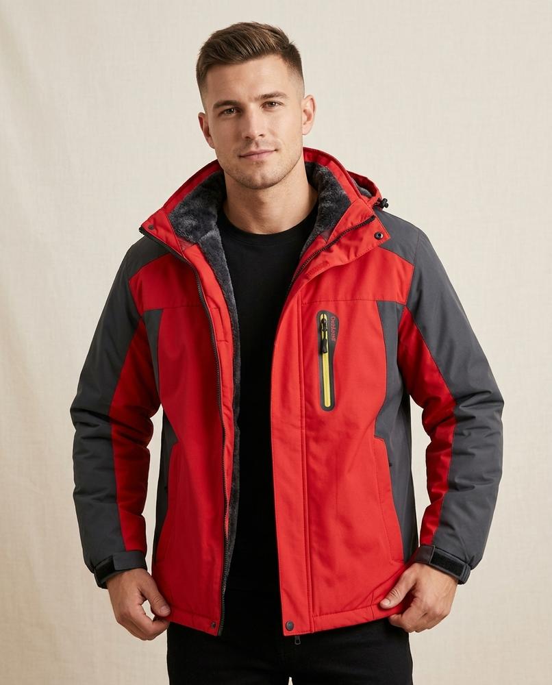 Lands Fashion - Lydar | Fleece-Lined Two-Tone Jacket Men