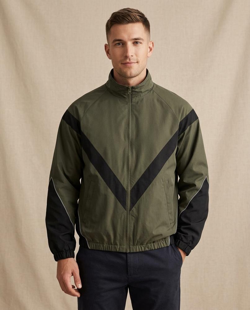 Lands Fashion - Niram | Zip-Up Color-Block Jacket Unisex