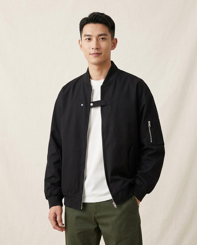 Lands Fashion - Riven | Zip-Up Stand-Collar Jacket Men
