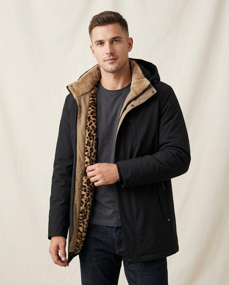 Lands Fashion - Timel | Lined Hooded Jacket Men