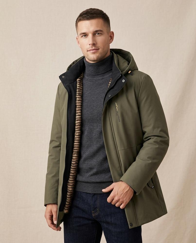 Lands Fashion - Timel | Lined Hooded Jacket Men