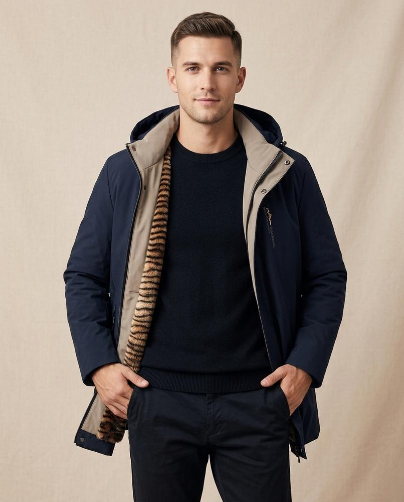 Lands Fashion - Timel | Lined Hooded Jacket Men