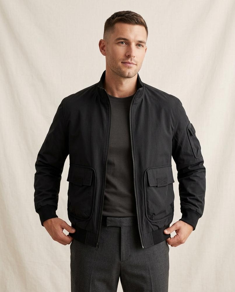 Lands Fashion - Yosen | Zip-Up Stand-Collar Jacket Men