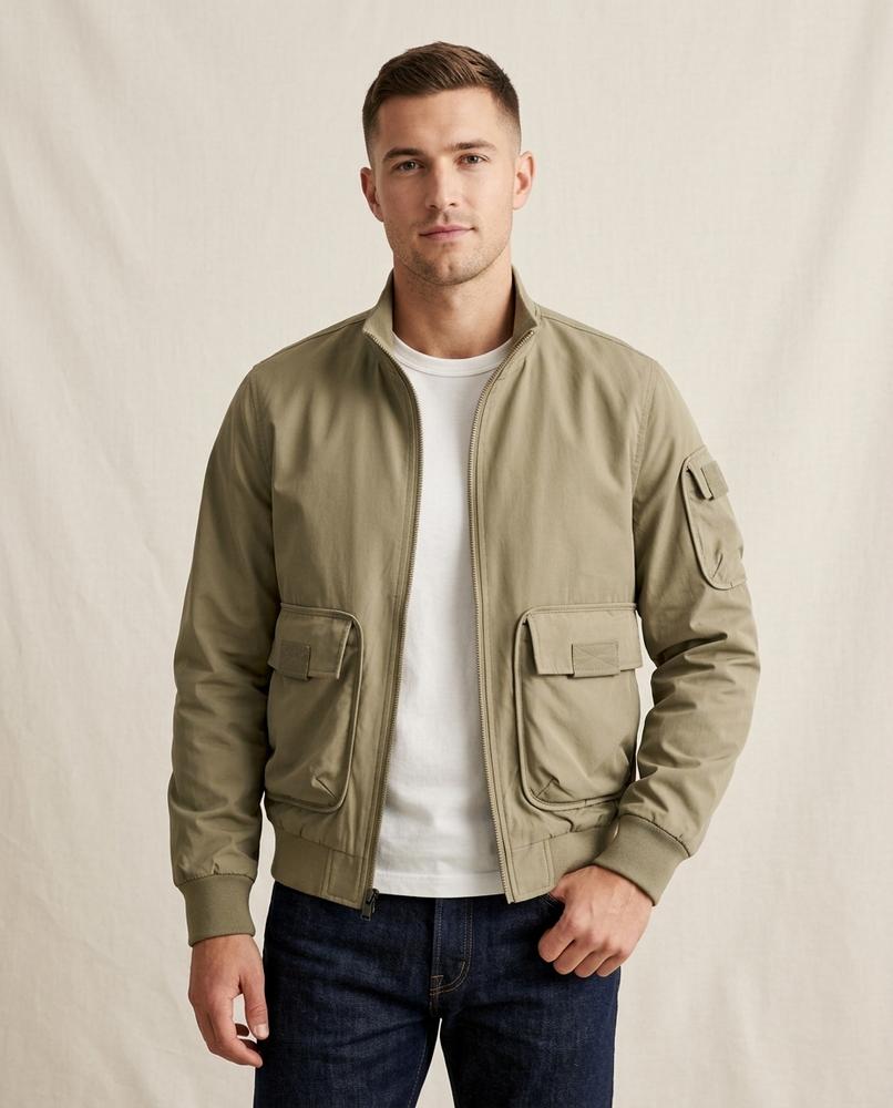 Lands Fashion - Yosen | Zip-Up Stand-Collar Jacket Men