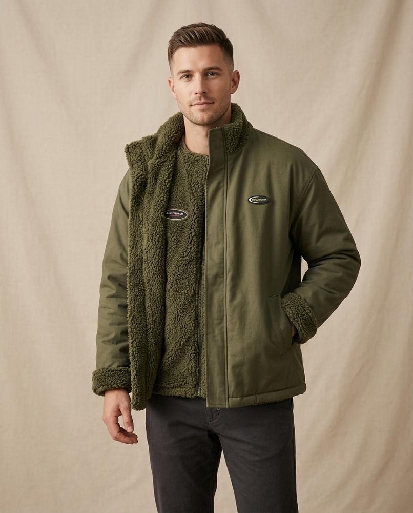 Lands Fashion - Lysil | Reversible Fleece Jacket Men