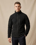 Lands Fashion - Daven | Textured Zip-Up Jacket Men