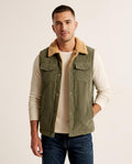 Lands Fashion - Kavar | Corduroy Sherpa-Lined Vest Men