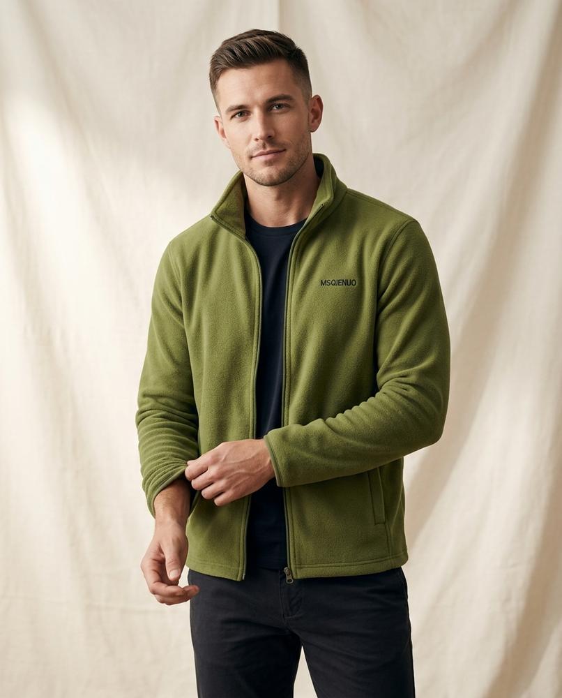 Lands Fashion - Nedan | Zip-Up Fleece Jacket Men