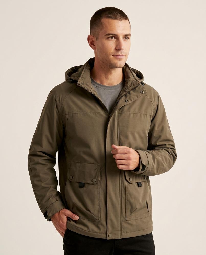 Lands Fashion - Lasol | Hooded Lined Jacket Men