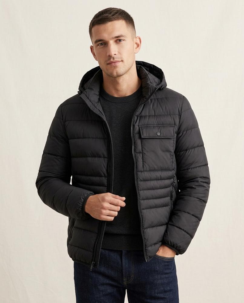 Lands Fashion - Alnav | Quilted Hooded Jacket Men