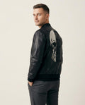 Lands Fashion - Vamin | Faux Leather Embellished Jacket Men