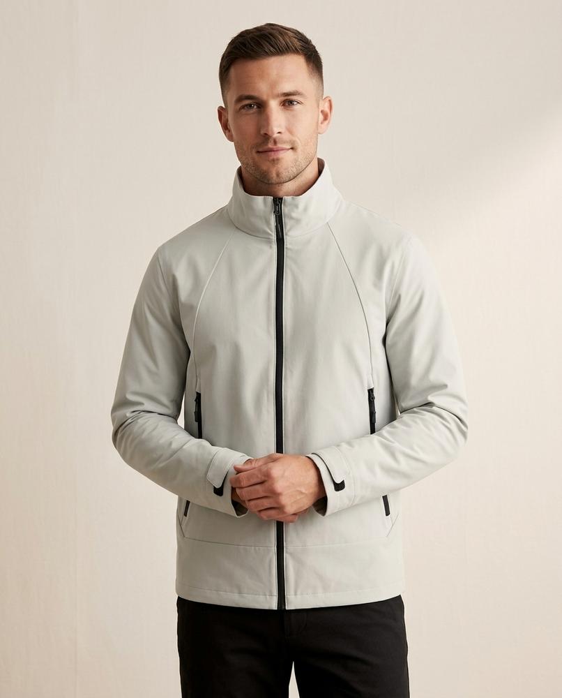 Lands Fashion - Zever | Zip-Up Stand-Collar Jacket Men