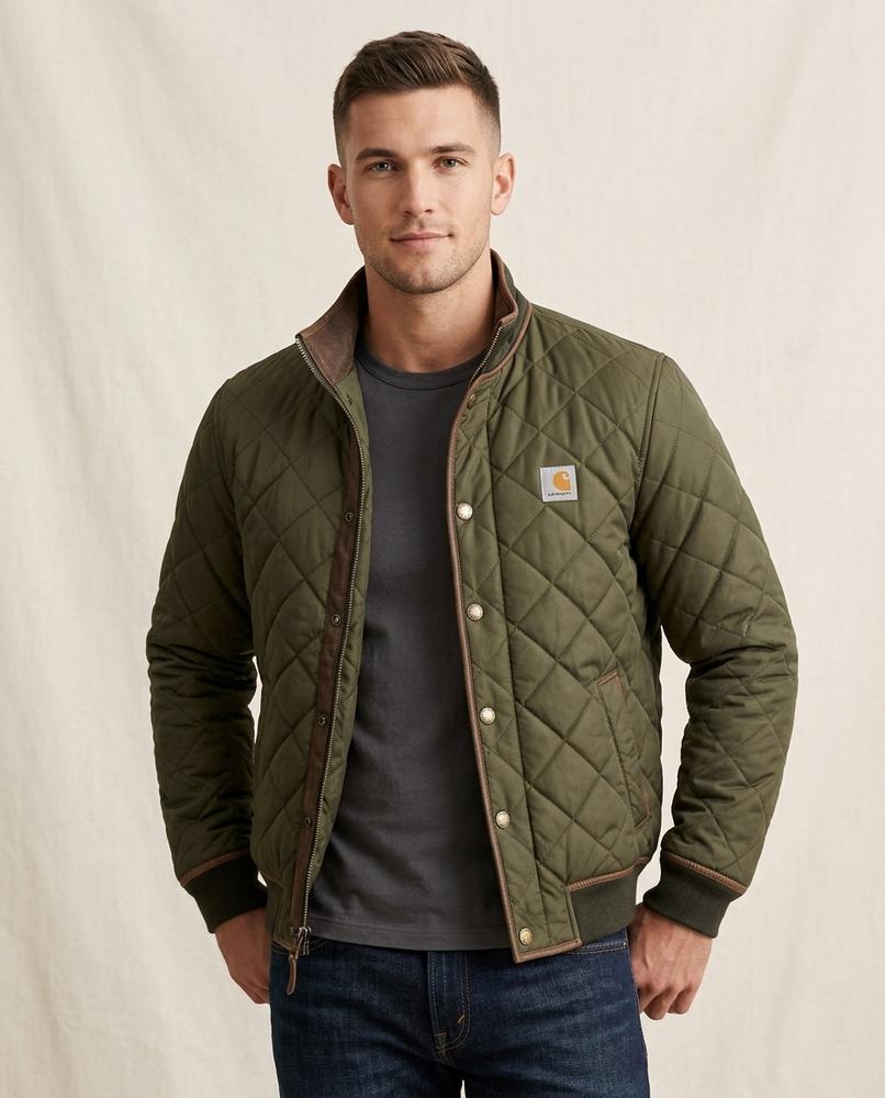 Lands Fashion - Rikar | Quilted Stand-Collar Jacket Men