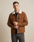 Lands Fashion - Kedar | Sherpa-Collar Button-Up Jacket Men