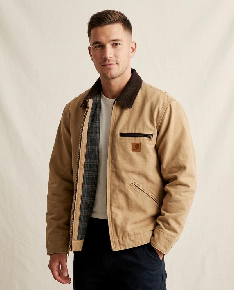 Lands Fashion - Ronal | Lined Canvas Jacket Men