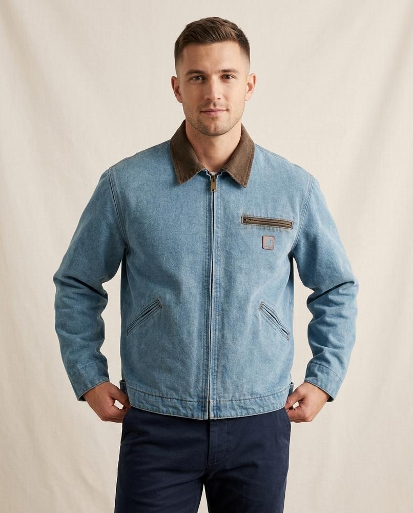 Lands Fashion - Ronal | Lined Canvas Jacket Men