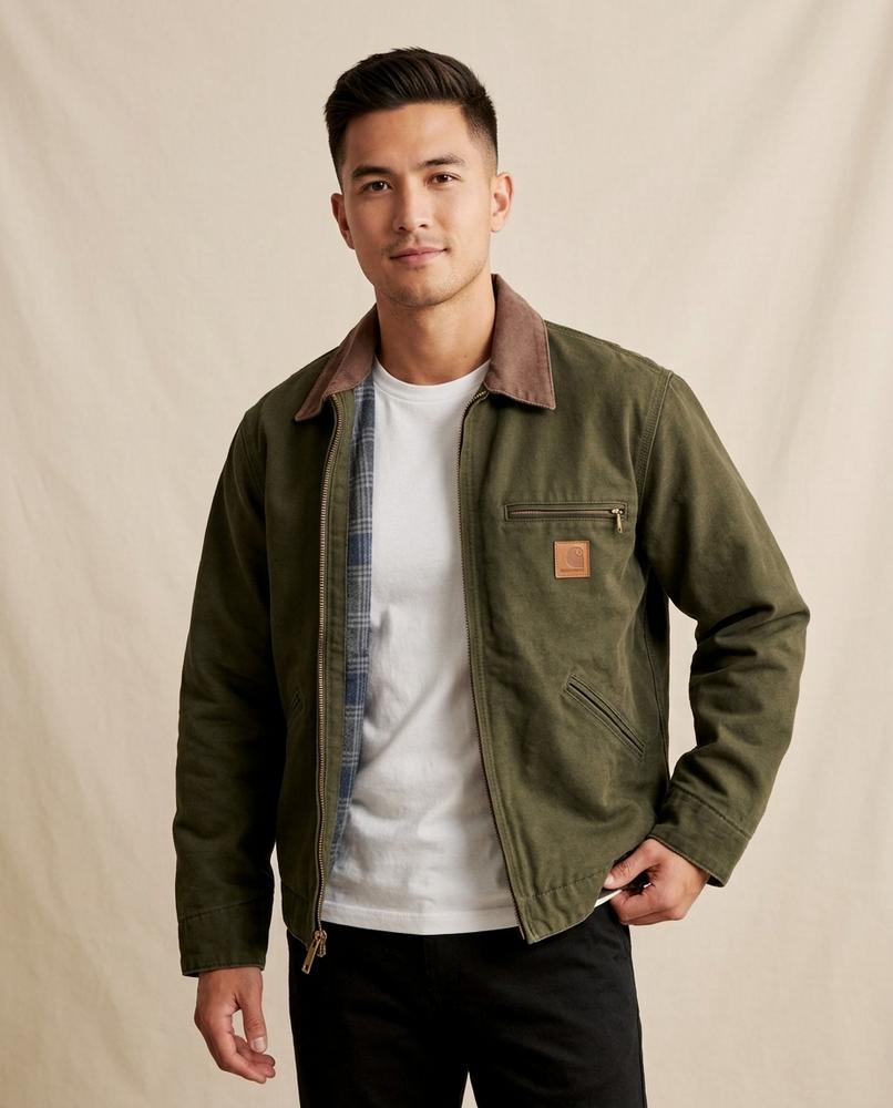 Lands Fashion - Ronal | Lined Canvas Jacket Men