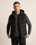 Lands Fashion - Lamor | Padded Hooded Vest Men