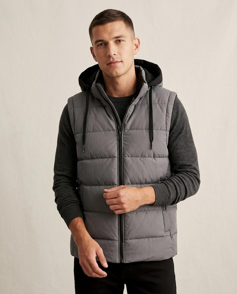 Lands Fashion - Lamor | Padded Hooded Vest Men